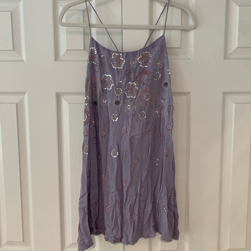 Free people Lilac slip dress